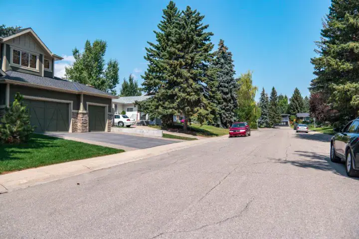 A residential street in University Heights